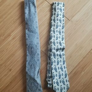 (2)Vintage Beau Brummell Men's Neckties